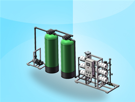 3吨/时反渗透设备，广西纯水处理，广西水处理厂家