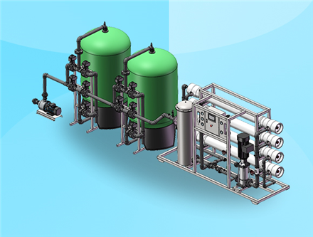 8吨/时 反渗透设备，广西水处理生产厂家长期提供纯水设备